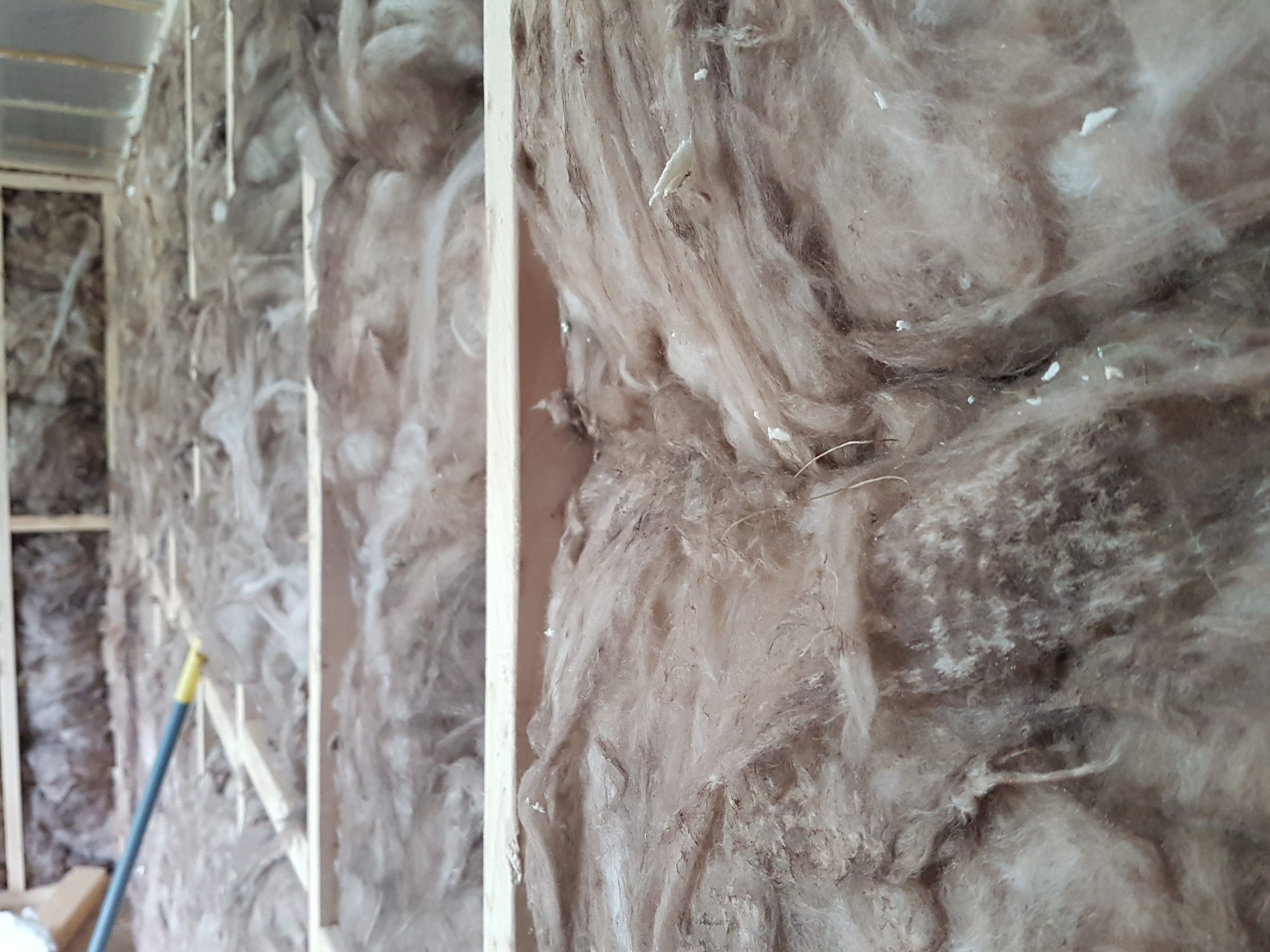 internal wool insulation before plasterboard 7 scaled