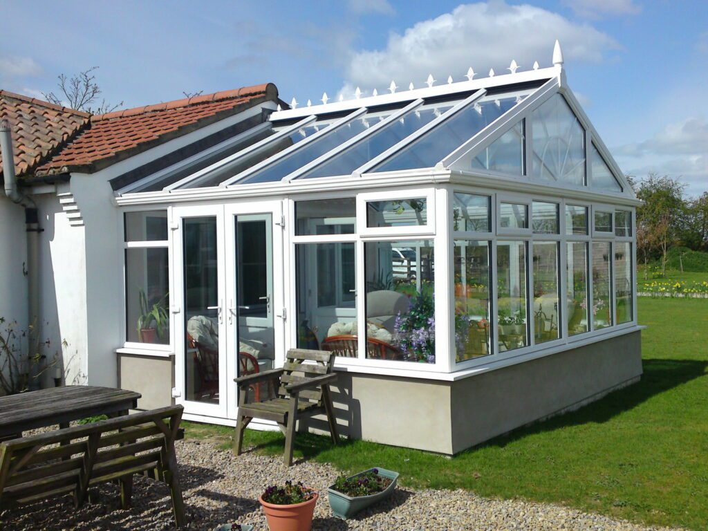 how to build a garden room on a budget using a conservatory